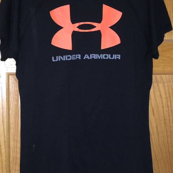 Under Armour Tops Under Armour Orange And Black Ua Destin Tshirt